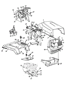 Parts parts for Mtd Garden Tractor 141-840H013 / 1991 from AppliancePartsPros.com
