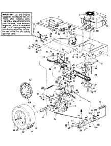 Parts parts for Mtd Lawn Tractor 130-650F136 from AppliancePartsPros.com