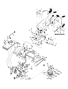 Handle And Tine Assembly parts for Mtd Tiller 213-430-105 / 1993 from AppliancePartsPros.com
