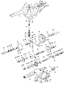 Transaxle parts for Mtd Garden Tractor 140-840H170 from AppliancePartsPros.com