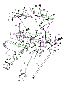 Handle Assembly parts for Mtd Snow Thrower 313-612E054 / 1993 from AppliancePartsPros.com