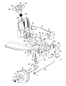 Steering And Front Axle Assembly parts for Mtd Lawn Tractor 132-322D054 / 1992 from AppliancePartsPros.com