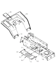 Running Board / Fender Assembly parts for Mtd Lawn Tractor 136G765N054 / 1996 from AppliancePartsPros.com