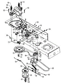 Shift Lever Assembly parts for Mtd Lawn Tractor 136G765N054 / 1996 from AppliancePartsPros.com