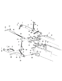 Three Point Hitch parts for Mtd Lawn Tractor 141-995-205 from AppliancePartsPros.com