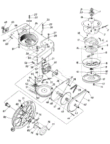 Parts parts for Mtd Self-Propelled Walk-Behind Mower 128-560B118 from AppliancePartsPros.com