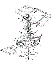 Parts parts for Mtd Self-Propelled Walk-Behind Mower 128-560B118 from AppliancePartsPros.com