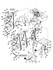 Engine And Pulley Assembly parts for Mtd Snow Thrower 314-640F088 / 1994 from AppliancePartsPros.com