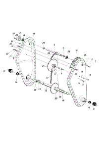 Tiller Chain Case (Tines) parts for Mtd Tiller 212-406-088 / 1992 from AppliancePartsPros.com