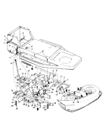 Deck Lift & Hanger Assembly parts for Ace Lawn Tractor 134Y450F033 / 1994 from AppliancePartsPros.com