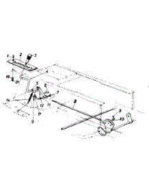 Speed Control Rod parts for Ace Lawn Tractor 136M675G033 / 1996 from AppliancePartsPros.com