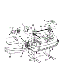 Deck Assembly parts for Ace Lawn Tractor 13AE451F033 / 1998 from AppliancePartsPros.com