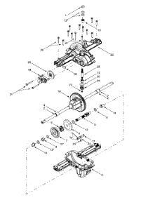 Differential Assembly parts for Ace Lawn Tractor 13AK608G033 / 2001 from AppliancePartsPros.com