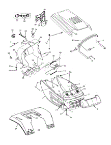 Hood (Style 8) parts for Ace Lawn Tractor 13AN698G033 / 1998 from AppliancePartsPros.com