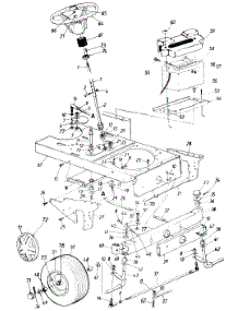 Steering Assembly parts for Ace Lawn Tractor 132-809H033 / 1992 from AppliancePartsPros.com