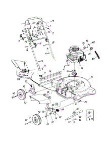 General Assembly parts for Agway Self-Propelled Walk-Behind Mower 12A-260B019 / 1997 from AppliancePartsPros.com