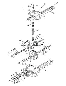 Transaxle parts for Agway Lawn Tractor 136I450F019 / 1996 from AppliancePartsPros.com