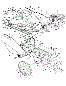 Parts02 parts for Agway Tiller 210-405-019 / 821-020 from AppliancePartsPros.com