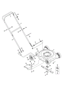 General Assembly parts for Bolens Push Walk-Behind Mower 11A-020W765 / 2015 from AppliancePartsPros.com