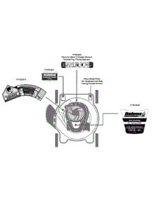 Label Map 11A-020W765 parts for Bolens Push Walk-Behind Mower 11A-020W765 / 2015 from AppliancePartsPros.com
