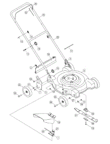 General Assembly parts for Bolens Push Walk-Behind Mower 11A-074E065 / 2007 from AppliancePartsPros.com