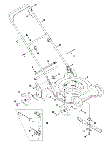 General Assembly parts for Bolens Push Walk-Behind Mower 11A-074E065 / 2009 from AppliancePartsPros.com
