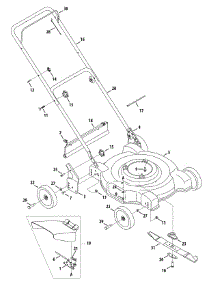 General Assembly 11A-074 parts for Bolens Push Walk-Behind Mower 11A-074E065 / 2010 from AppliancePartsPros.com