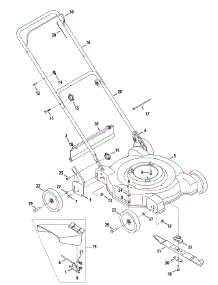 General Assembly parts for Bolens Push Walk-Behind Mower 11A-074R265 / 2008 from AppliancePartsPros.com