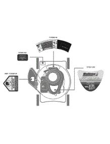 Label Map 11A-074 parts for Bolens Push Walk-Behind Mower 11A-074R265 / 2010 from AppliancePartsPros.com