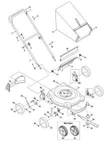 General Assembly parts for Bolens Push Walk-Behind Mower 11A-414A065 / 2008 from AppliancePartsPros.com