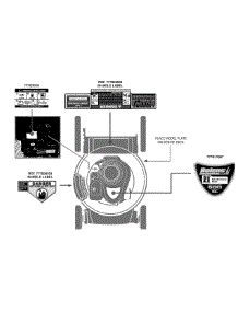 Label Map 11A-B04r265 parts for Bolens Push Walk-Behind Mower 11A-B04R265 / 2012 from AppliancePartsPros.com
