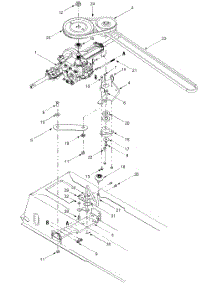 Drive parts for Bolens Lawn Tractor 13AC650F765 / 2004 from AppliancePartsPros.com