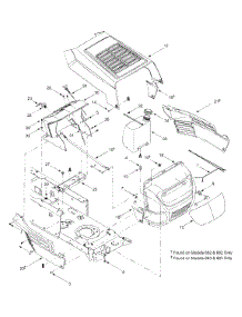 Hood Style 3 parts for Bolens Lawn Tractor 13AN683G163 / 2003 from AppliancePartsPros.com