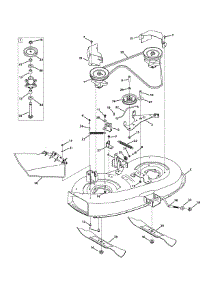 Mower Deck 38-Inch parts for Bolens Lawn Tractor 13WC762F065 / 2011 from AppliancePartsPros.com