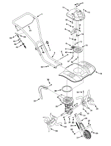 General Assembly parts for Bolens Tiller 21A-250J265 / 2009 from AppliancePartsPros.com