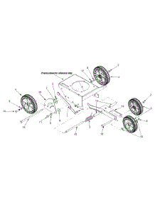 Wheel Assembly parts for Bolens Edger 25A-550A765 / 2004 from AppliancePartsPros.com