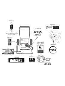 Label Map 31A-32Ad765 parts for Bolens Snow Thrower 31A-32AD765 / 2015 from AppliancePartsPros.com