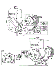 Blower Hsgs,Rewind Starters parts for Briggs & Stratton Engine 061231-9495-67 from AppliancePartsPros.com