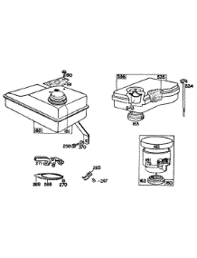 Air Cleaner, Fuel Tank parts for Briggs & Stratton Engine 080101-9080-35 from AppliancePartsPros.com