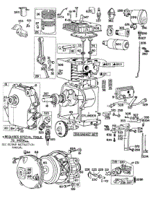 Cyl,Gear Case,Muffler,Piston parts for Briggs & Stratton Engine 080201-0238-99 from AppliancePartsPros.com