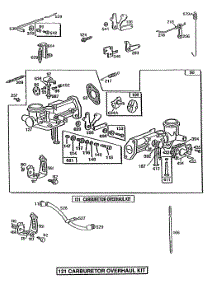 Rotary Choke Carburetor parts for Briggs & Stratton Engine 080201-1633-01 from AppliancePartsPros.com