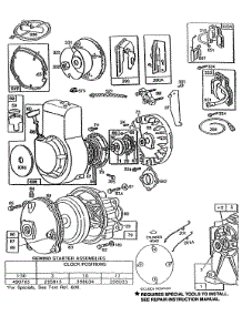 Gear Case,Blower Hsg.,Rewind parts for Briggs & Stratton Engine 080202-1838-01 from AppliancePartsPros.com