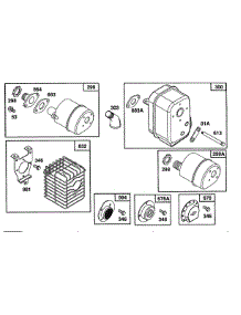 Mufflers,Deflectors & Guards parts for Briggs & Stratton Engine 080202-2234-01 from AppliancePartsPros.com