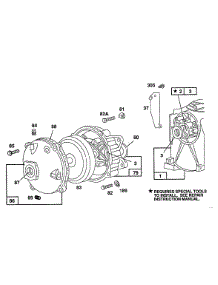 Gear Case Assembly parts for Briggs & Stratton Engine 080212-2409-99 from AppliancePartsPros.com