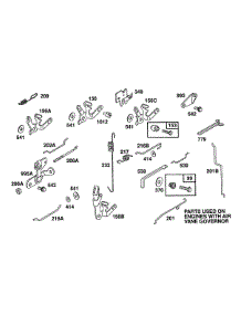Airvanecarb Links,Levers parts for Briggs & Stratton Engine 080212-2422-01 from AppliancePartsPros.com
