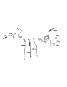 Mech. Gov. Carb Links,Levers parts for Briggs & Stratton Engine 080212-8917-01 from AppliancePartsPros.com