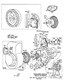 Blowerhsg,Rewind,Flywheels parts for Briggs & Stratton Engine 080232-0225-99 from AppliancePartsPros.com