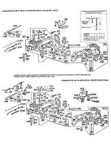 (2) Side Pull Carburetors parts for Briggs & Stratton Engine 080232-9510-25 from AppliancePartsPros.com