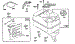 Fuel Tank, Control Bracket