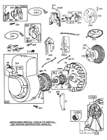 Blower Hsg,Rewind,Electrical parts for Briggs & Stratton Engine 081231-0245-98 from AppliancePartsPros.com